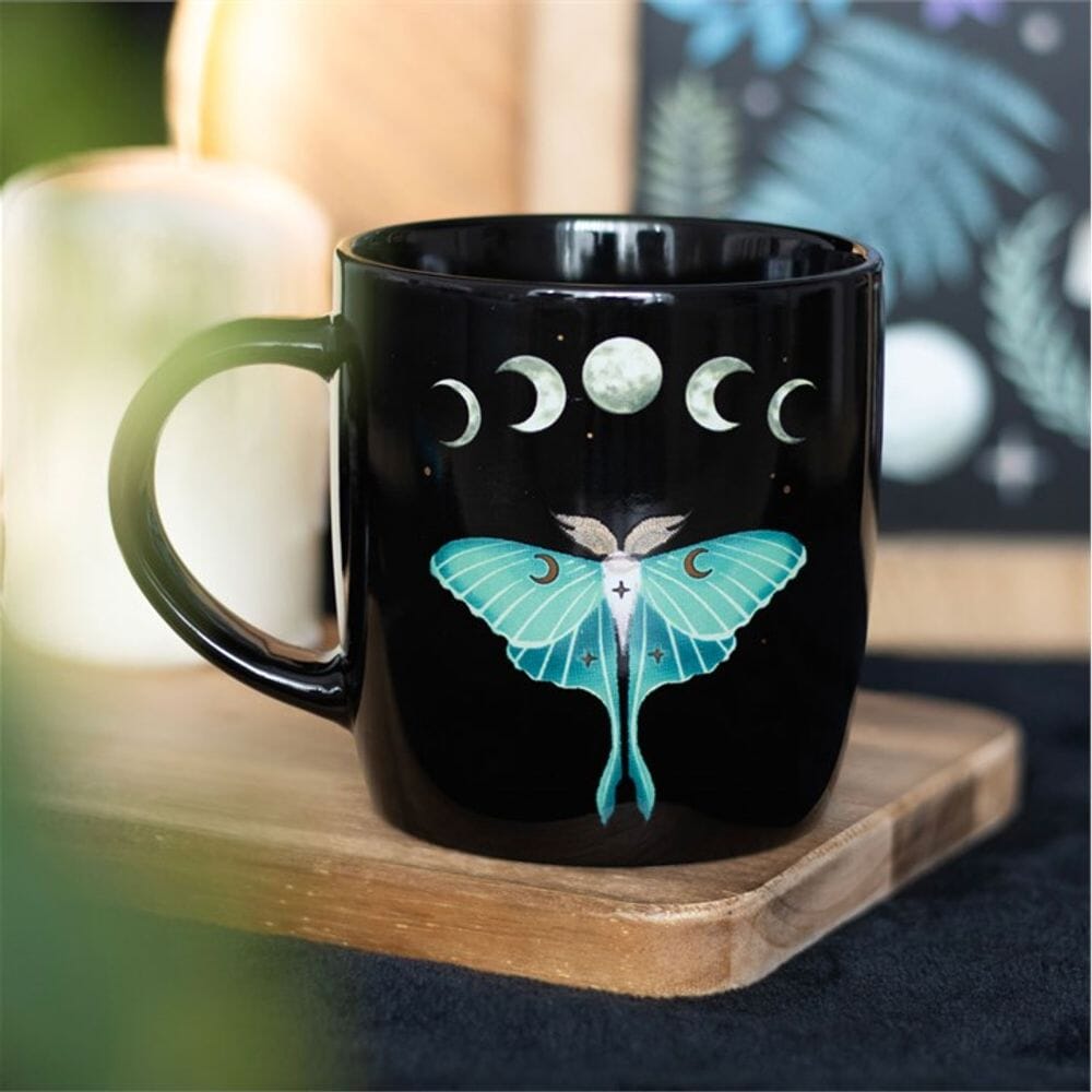 Luna Moth Mug Mugs Secret Halo 