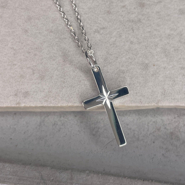 Shining Star Cross Necklace Necklaces & Pendants Secret Halo