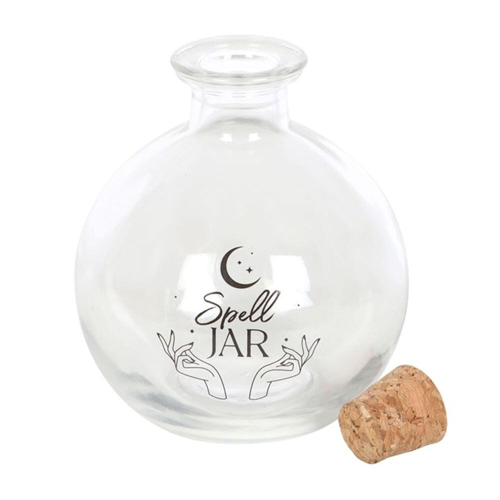10cm Glass Spell Jar with Recipe Booklet Gifts Secret Halo 