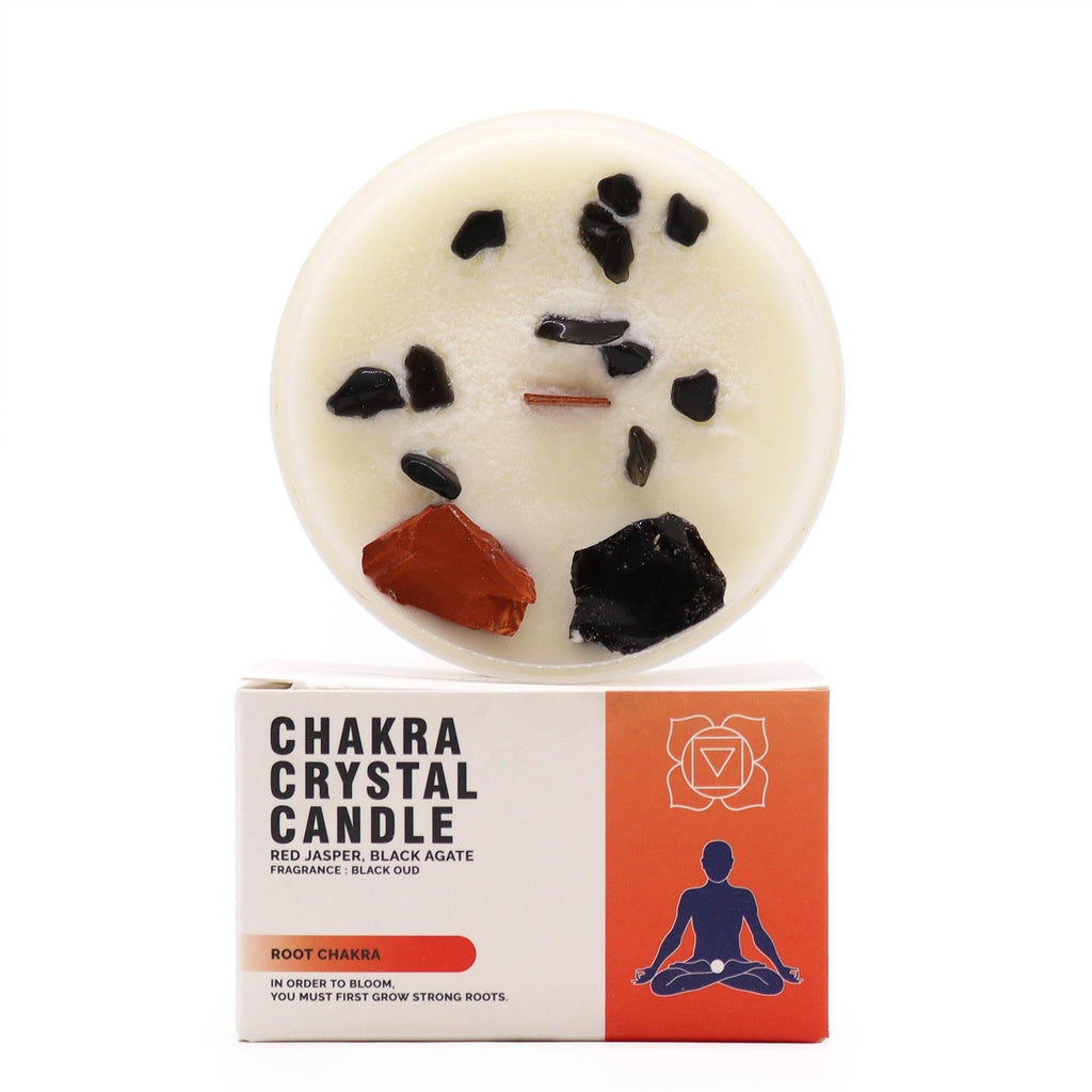 Chakra Crystal Candle Candles Secret Halo Root 