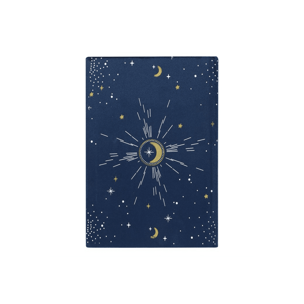 Crescent Moon Velvet Notebook Notebooks N/A 