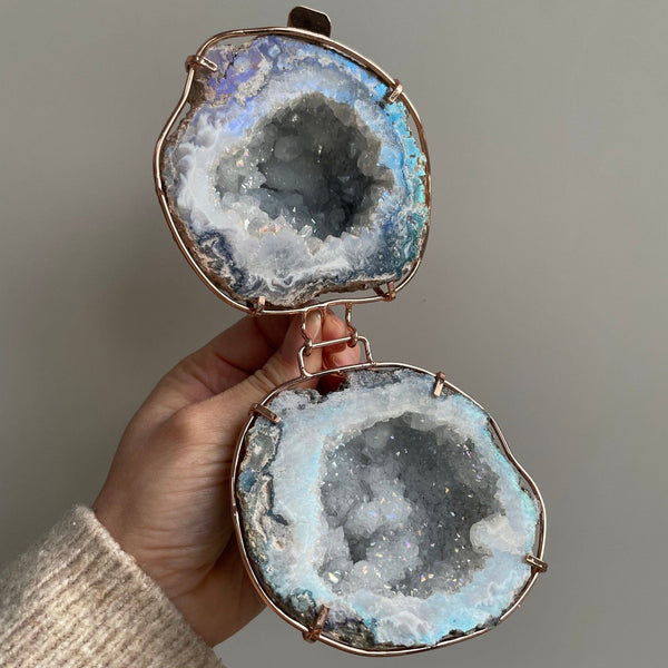 Crystal Geode Ring Box - Aurelia Geode Ring Boxes Secret Halo
