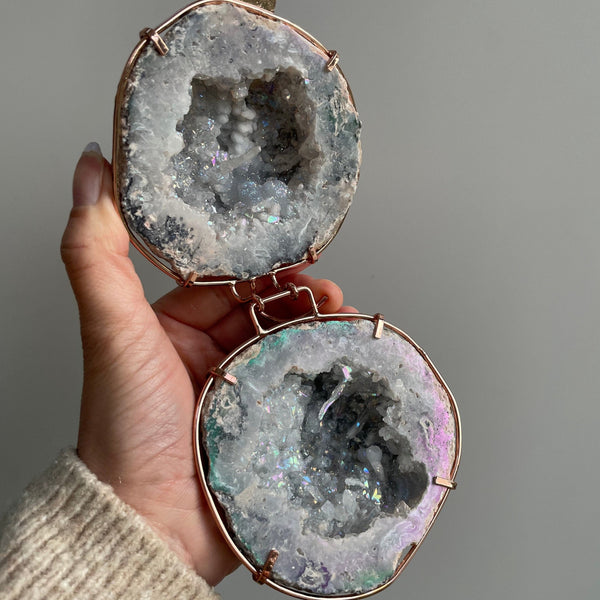 Crystal Geode Ring Box - Niamh Geode Ring Boxes Secret Halo