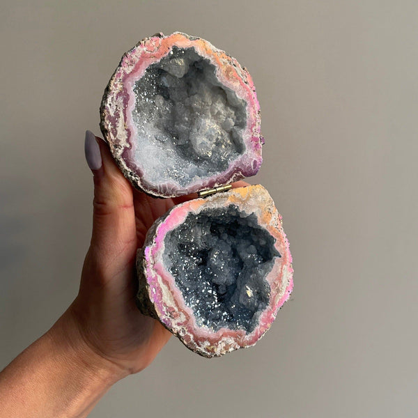 Crystal Geode Ring Box - Penelope Geode Ring Boxes Secret Halo