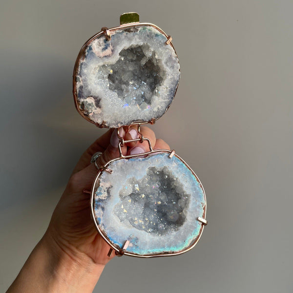 Crystal Geode Ring Box - Selena Geode Ring Boxes Secret Halo