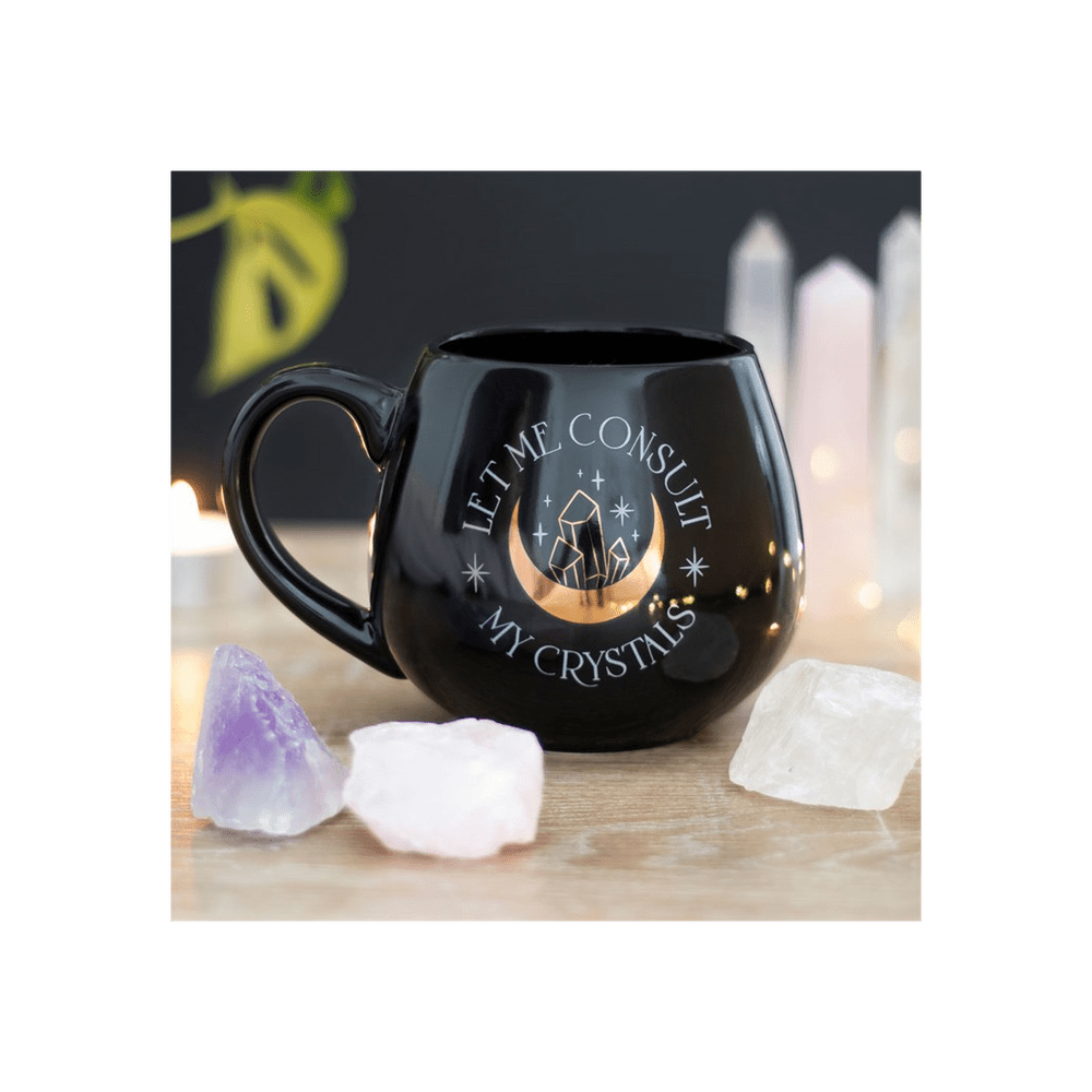 Let Me Consult My Crystals Rounded Mug Mugs N/A 