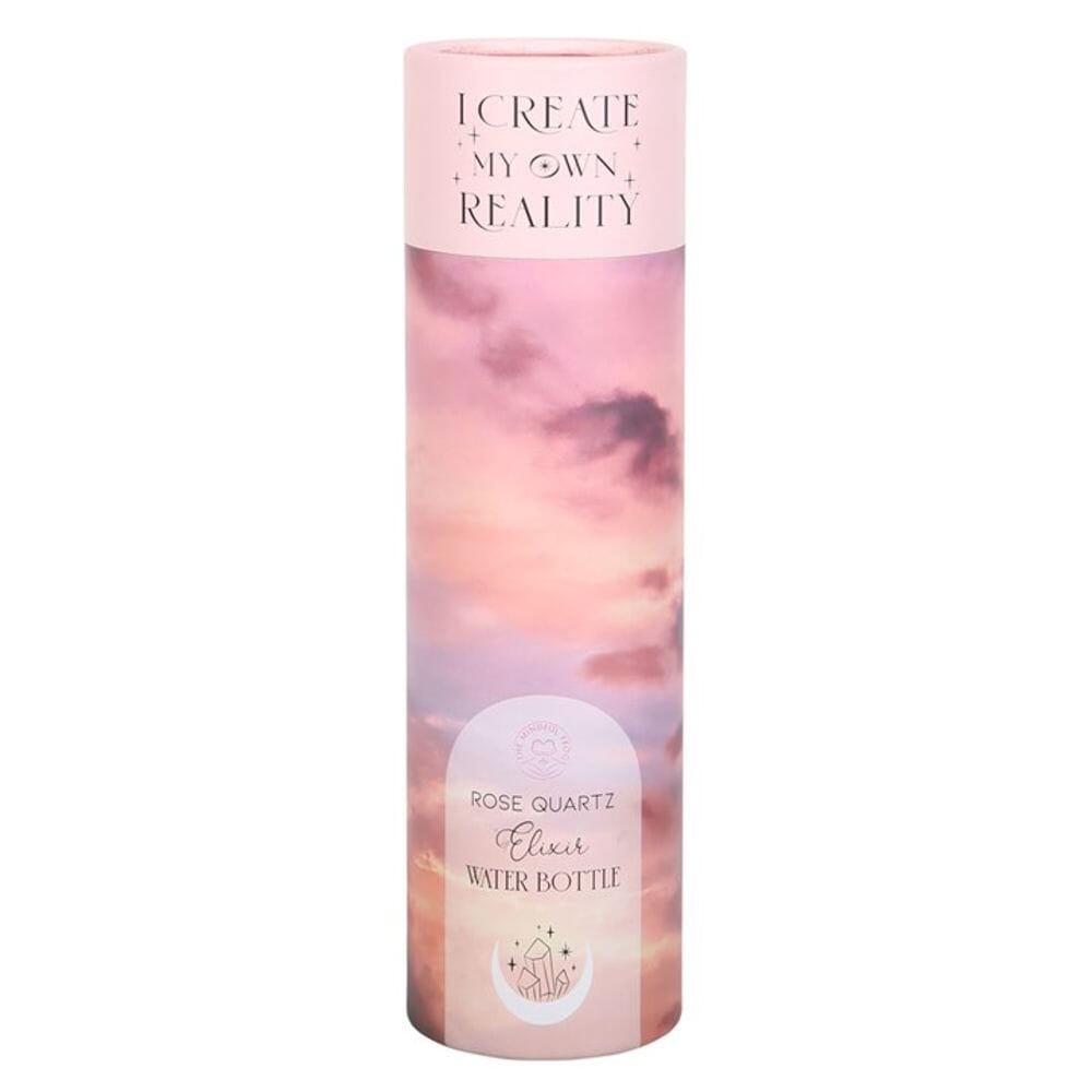 Rose Quartz Create My Own Reality Glass Water Bottle Gifts Secret Halo 