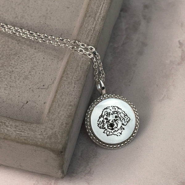 Silver Personalised Pet Necklace Necklaces & Pendants Secret Halo 