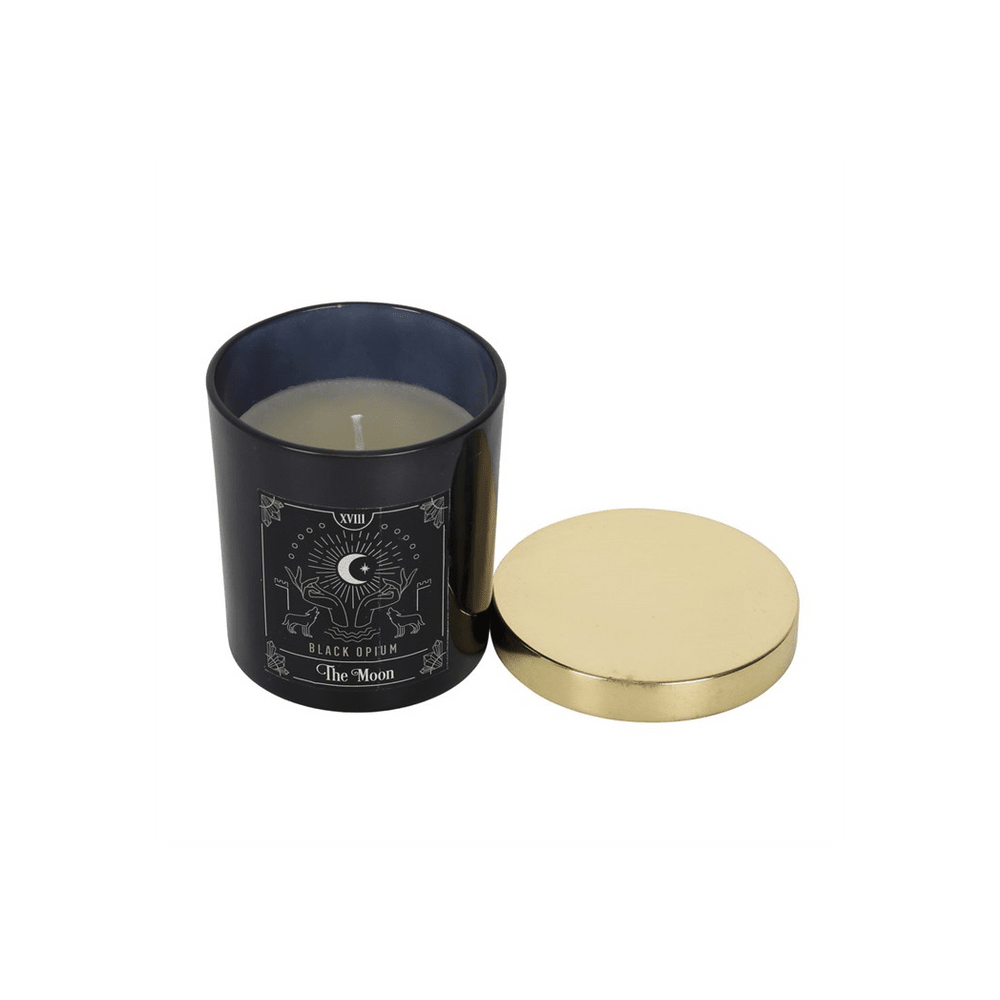 The Moon Black Opium Tarot Candle Candles N/A 