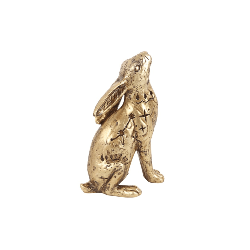 13cm Resin Midnight Hare Ornament Ornaments Secret Halo 