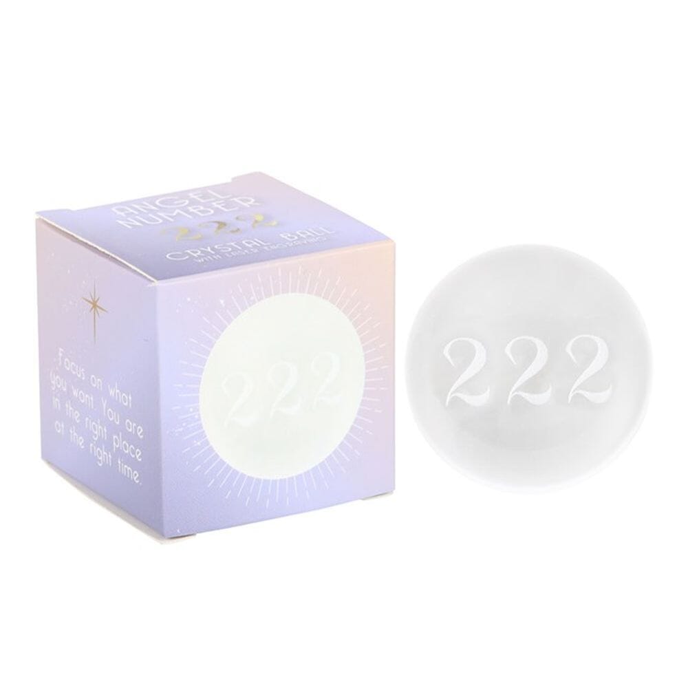 222 Angel Number Crystal Ball Crystals Secret Halo 