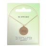 333 Angel Number Support Necklace Necklaces & Pendants Secret Halo 