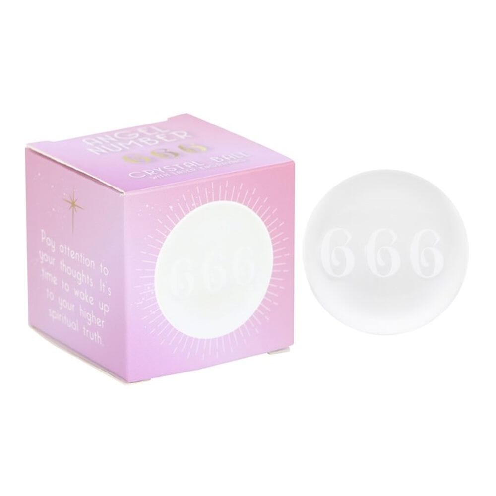 666 Angel Number Crystal Ball Crystals Secret Halo 