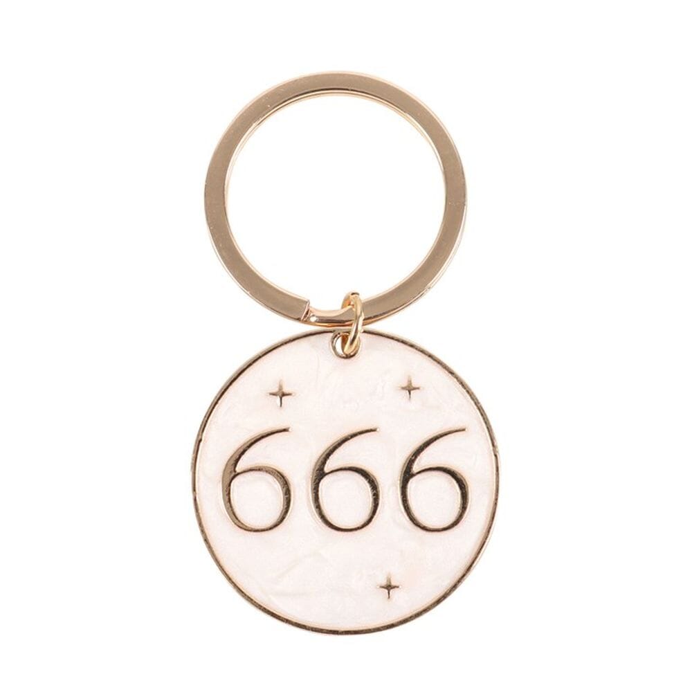 666 Angel Number Keyring Keyrings Secret Halo 