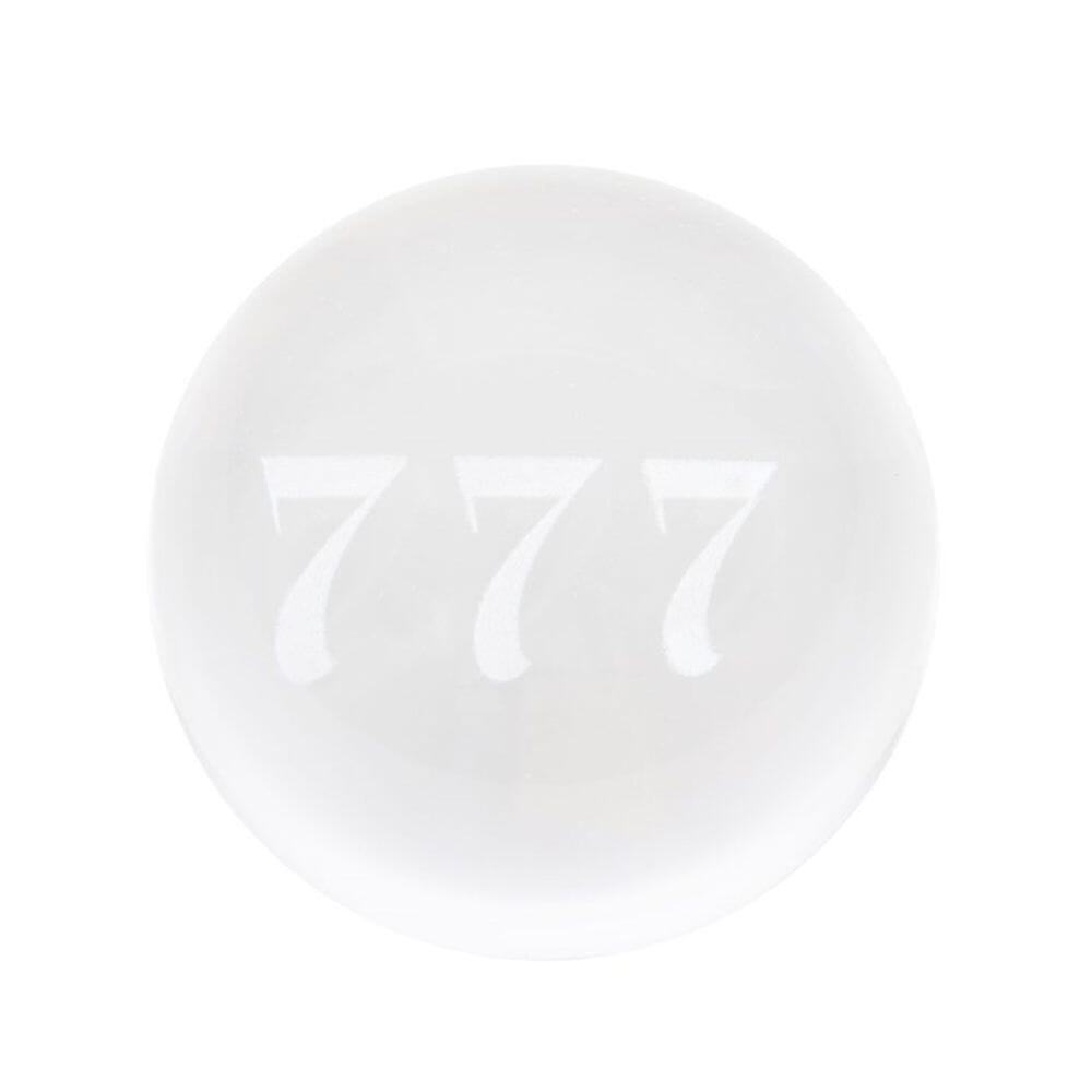 777 Angel Number Crystal Ball Crystals Secret Halo 