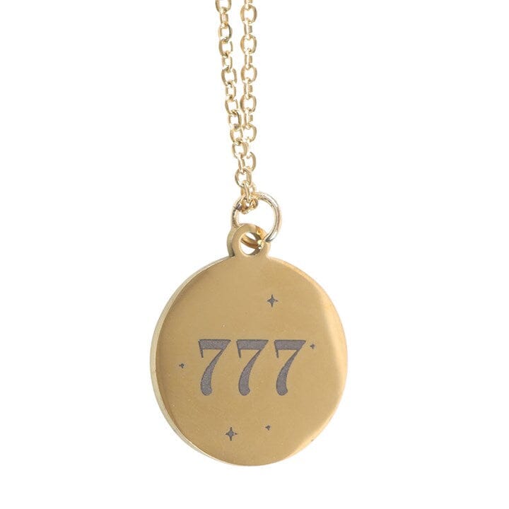 777 Angel Number Luck Necklace Necklaces & Pendants Secret Halo 