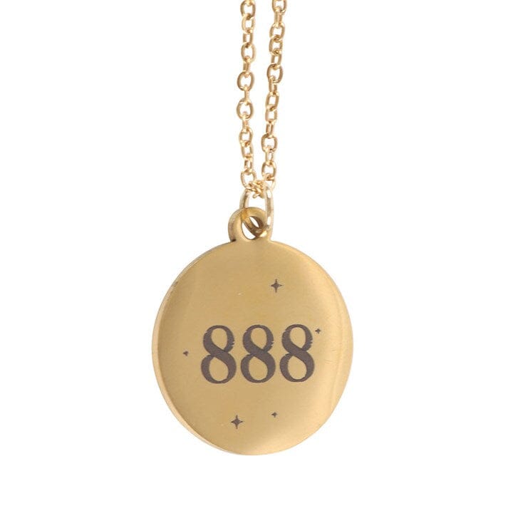 888 Angel Number Abundance Necklace Necklaces & Pendants Secret Halo 