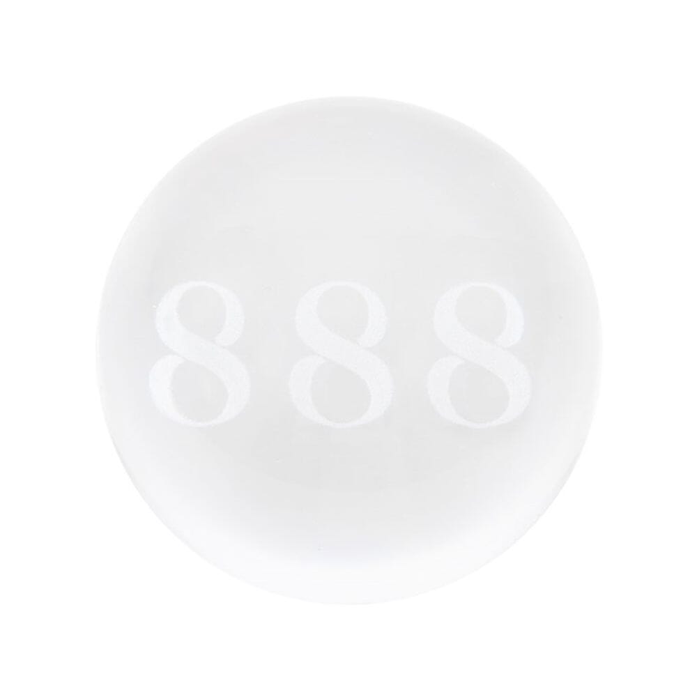 888 Angel Number Crystal Ball Crystals Secret Halo 