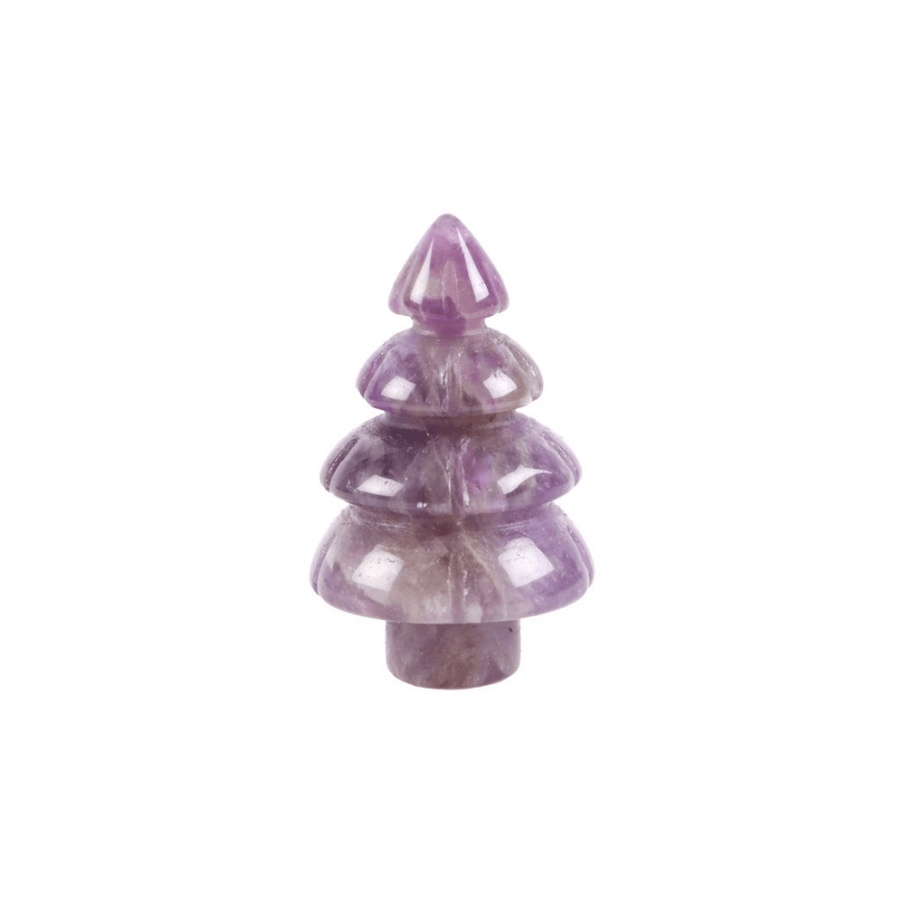 Amethyst Crystal Christmas Tree in a Bag Crystals Secret Halo 