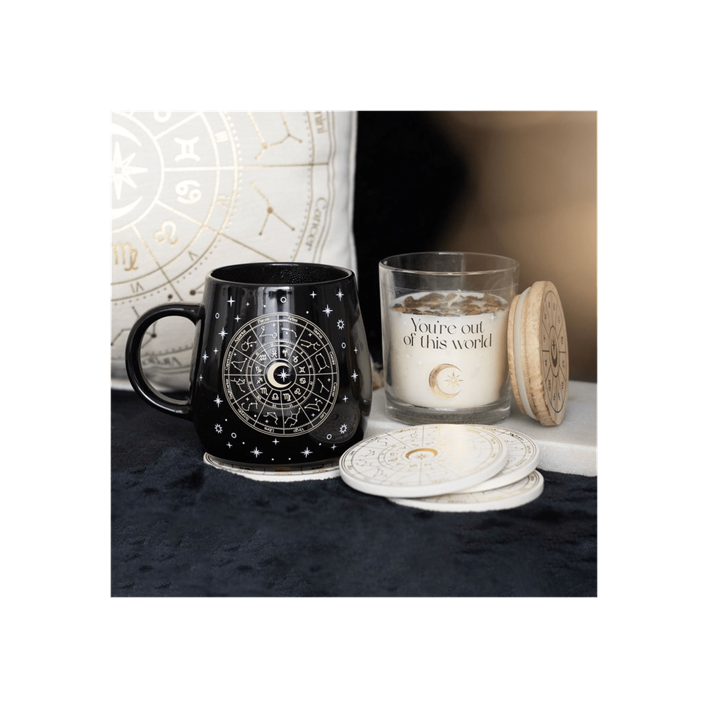 Astrology Wheel Heat Change Mug Mugs Secret Halo 