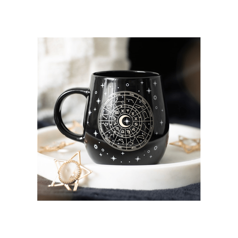 Astrology Wheel Heat Change Mug Mugs Secret Halo 