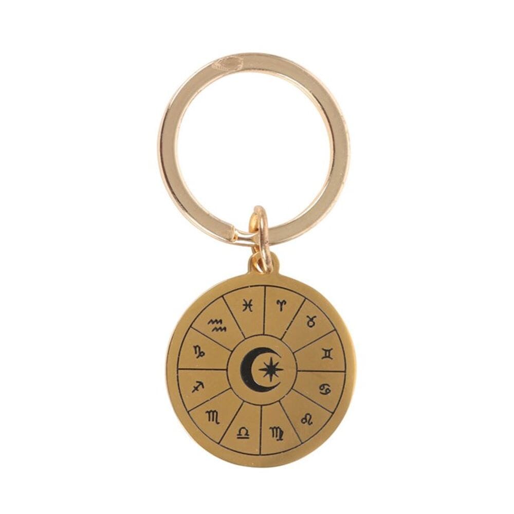 Astrology Wheel Keyring Keyrings N/A 