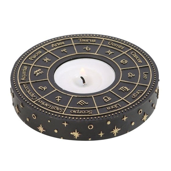 Astrology Wheel Tealight Candle Holder Candle Holders Secret Halo 