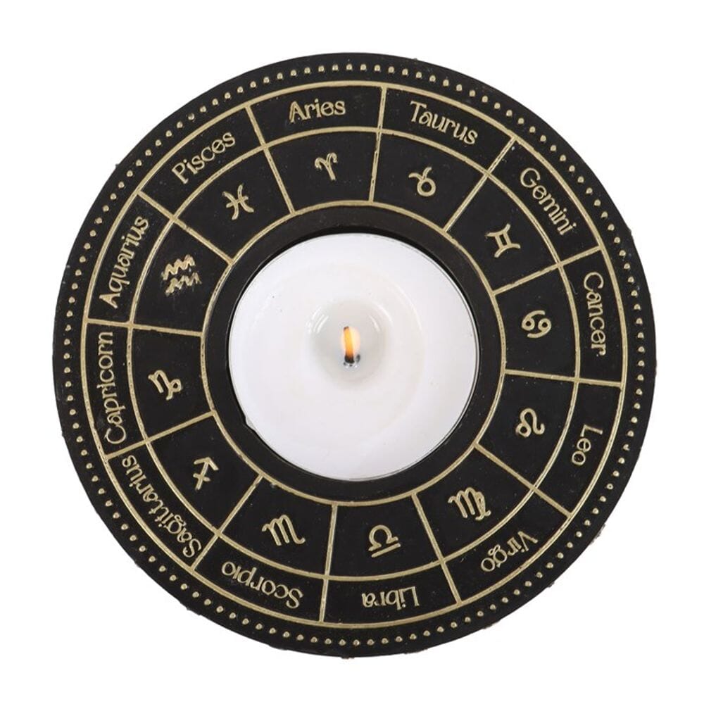 Astrology Wheel Tealight Candle Holder Candle Holders Secret Halo 