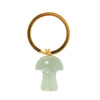 Aventurine Crystal Mushroom Keyring Keyrings Secret Halo 