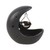 Black Crescent Moon Hanging Oil Burner Candle Holders Secret Halo 