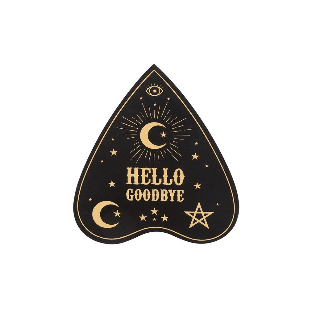 Black Talking Board Planchette Coaster Set Coasters Secret Halo 