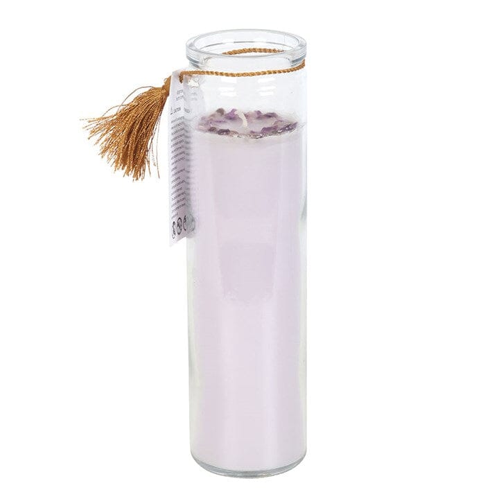 Blackberry Tube Candle with Amethyst Crystals Candles Secret Halo 