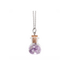 Calming Amethyst Crystal Chip Potion Bottle Necklace Crystals Secret Halo 