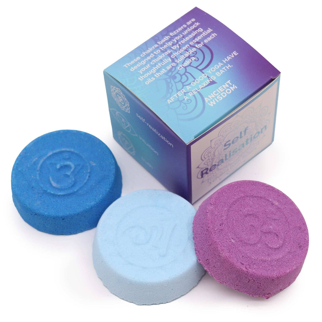 Chakra Bath Fizz - Self Realisation Toiletries Secret Halo 