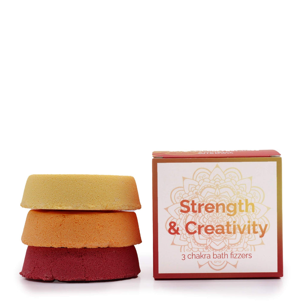 Chakra Bath Fizz - Strength & Creativity Toiletries Secret Halo 