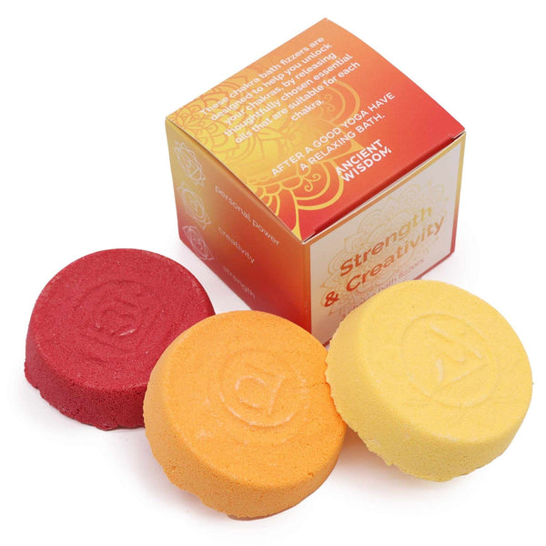 Chakra Bath Fizz - Strength & Creativity Toiletries Secret Halo 