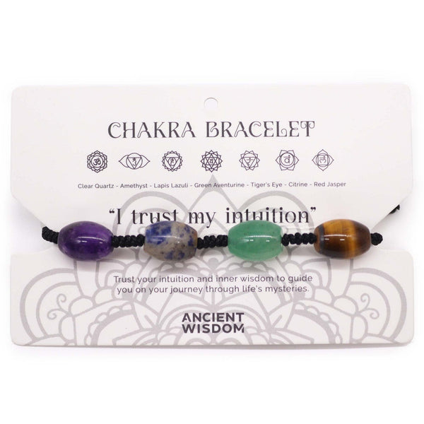 Chakra Friendship Bracelet - Beads Fashion Bracelets Secret Halo Black 