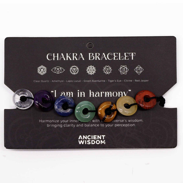 Chakra Friendship Bracelet - Mini Halos Fashion Bracelets Secret Halo Black 