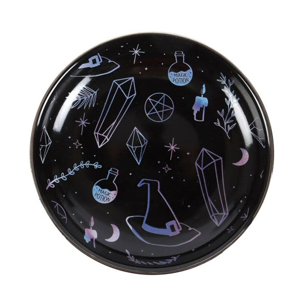 Crystal Witch Trinket Dish Jewellery Storage Secret Halo 