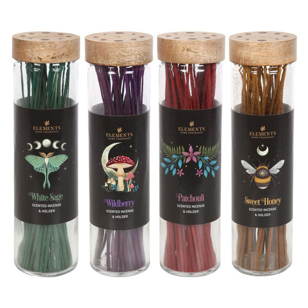 Dark Forest Incense Sticks & Holder Home Fragrance Secret Halo Wildberry 