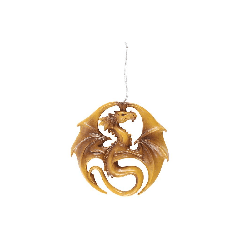 Dragon Medal Hanging Ornament by Anne Stokes Decor Secret Halo 