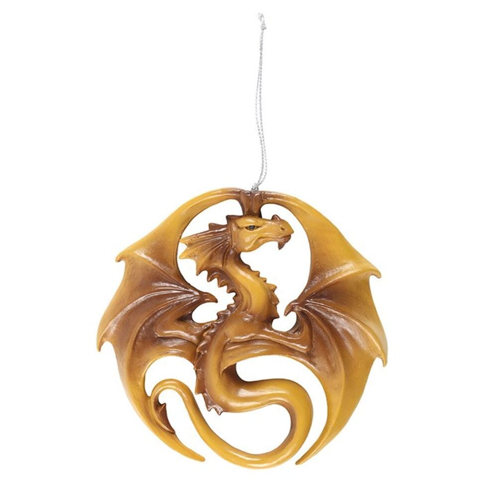 Dragon Medal Hanging Ornament by Anne Stokes Decor Secret Halo 