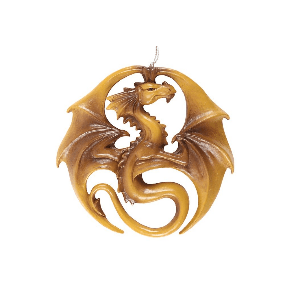 Dragon Medal Hanging Ornament by Anne Stokes Decor Secret Halo 