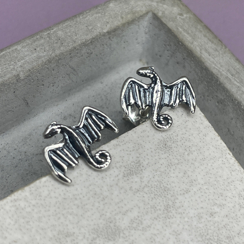 Dragon Studs Earrings Secret Halo 