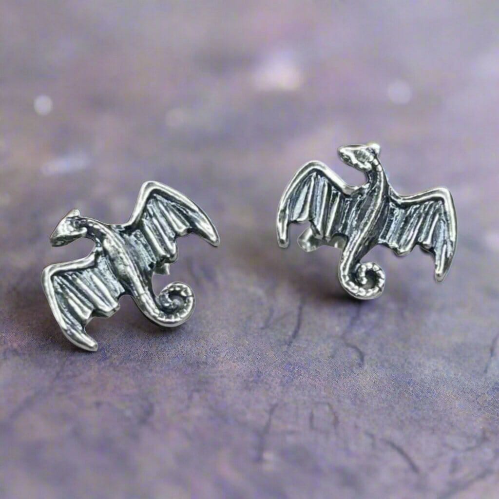 Dragon Studs Earrings Secret Halo 