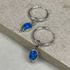 Dreamy Sleepers - Blue Opal Earrings Secret Halo 