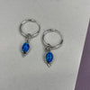 Dreamy Sleepers - Blue Opal Earrings Secret Halo 