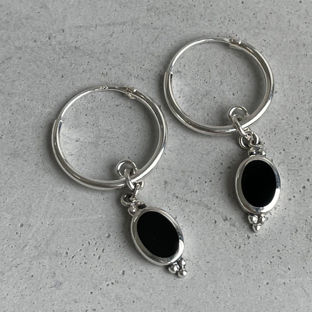 Dreamy Sleepers - Onyx Earrings Secret Halo 