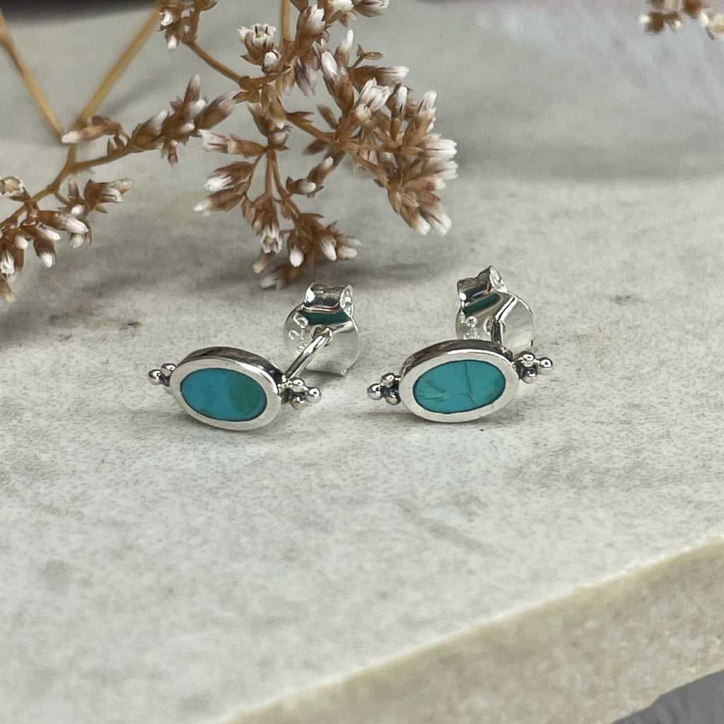 Dreamy Studs - Turquoise Earrings Secret Halo 