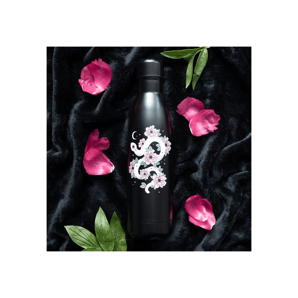 Floral Snake Metal Water Bottle Gifts Secret Halo 